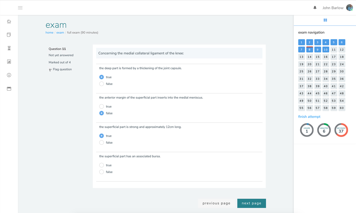 Exam - Primary Anatomy Exam - Primary Anatomy