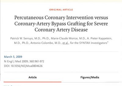 Evidence based surgery - CABG versus PCI - Cardiothoracic Surgery - Surgical Education
