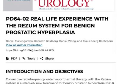 Surgical education - A novel treatment for BPH