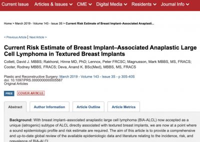 Primary Anatomy is immensely proud to be supporting surgical research in the fight against breast cancer
