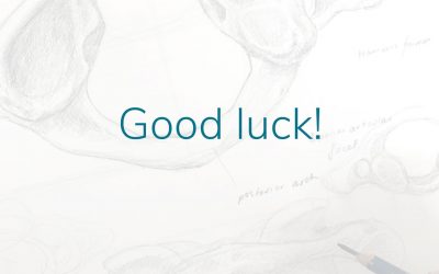 Good luck tomorrow!