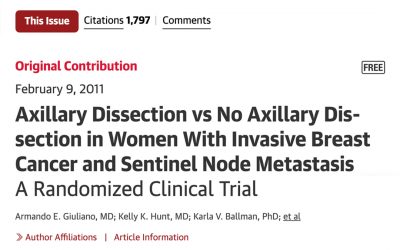 Breast cancer & axillary dissection